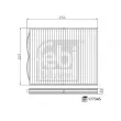 FEBI BILSTEIN 177345 - Filtre, air de l'habitacle