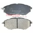 METZGER 1170841 - Jeu de 4 plaquettes de frein avant