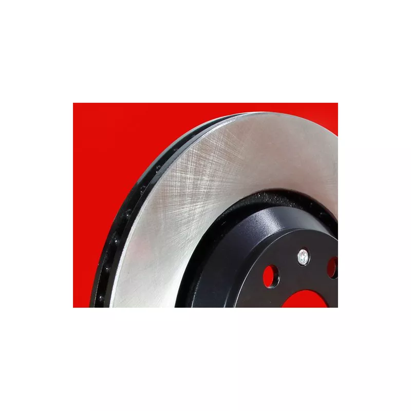 Jeu de 2 disques de frein avant METZGER 6110731 - Visuel 1