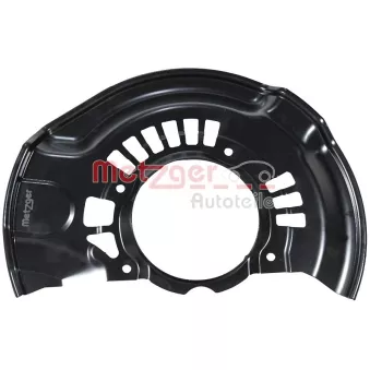 Déflecteur, disque de frein avant droit METZGER 6115334 pour TOYOTA CAMRY 2.0 - 150cv
