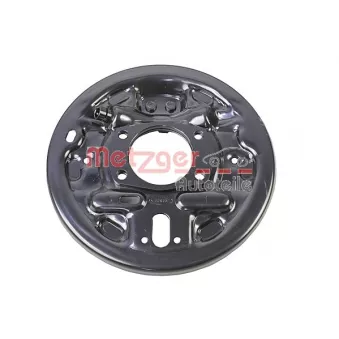 Plateau de frein arrière gauche METZGER 6117065