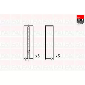 Coussinet de vilebrequin FAI AutoParts BM1150-050