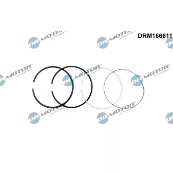 Jeu de segments de pistons Dr.Motor DRM166611 pour RENAULT TRUCKS C 1.6 BlueHDi 120 - 120cv