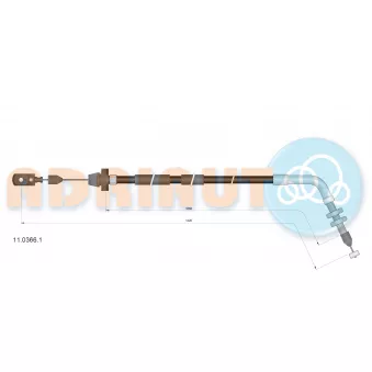 Câble d'accélération ADRIAUTO OEM 7777632