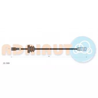 Câble flexible de commande de compteur ADRIAUTO OEM 1268236