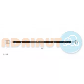 ADRIAUTO 41.1536 - Câble flexible de commande de compteur