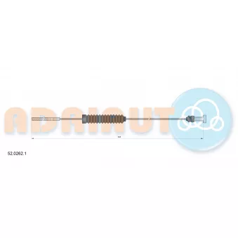 ADRIAUTO 52.0262.1 - Tirette à câble, frein de stationnement