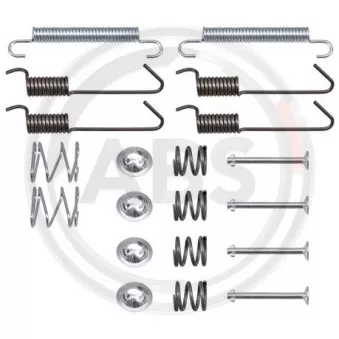 Kit d'accessoires, mâchoire de frein A.B.S. 0046Q
