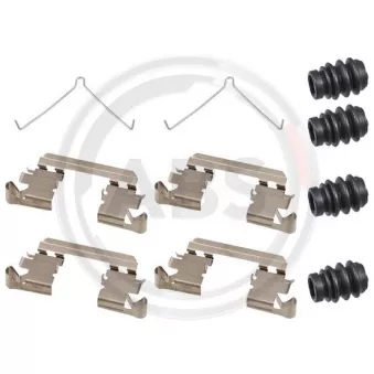 Kit d'accessoires, plaquette de frein à disque A.B.S. 0113Q pour HONDA JAZZ 1.5 - 130cv