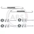 A.B.S. 0586Q - Kit d'accessoires, mâchoire de frein