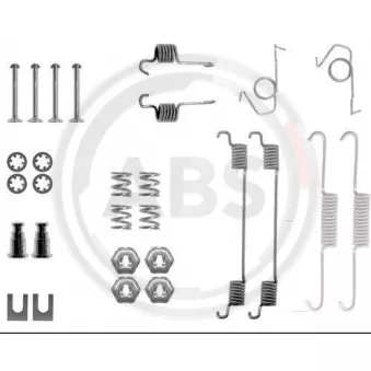 A.B.S. 0626Q - Kit d'accessoires, mâchoire de frein