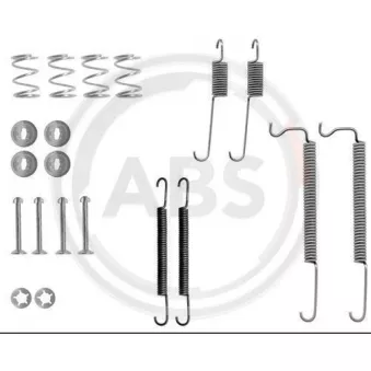 A.B.S. 0628Q - Kit d'accessoires, mâchoire de frein