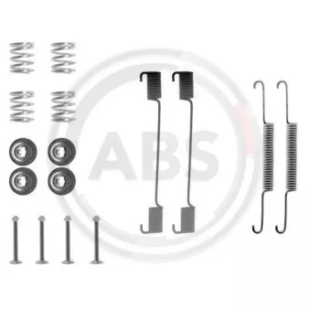 Kit d'accessoires, mâchoire de frein A.B.S. 0704Q