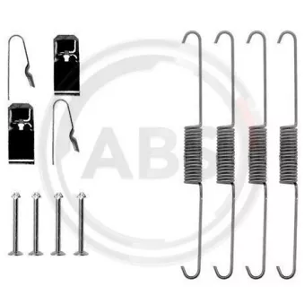 Kit d'accessoires, mâchoire de frein A.B.S. 0725Q pour SUZUKI CARRY 0.8 - 37cv