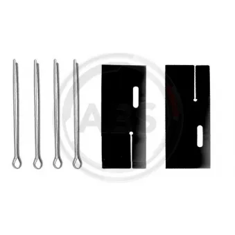 Kit d'accessoires, plaquette de frein à disque A.B.S. OEM H7908
