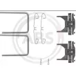 A.B.S. 0928Q - Kit d'accessoires, plaquette de frein à disque
