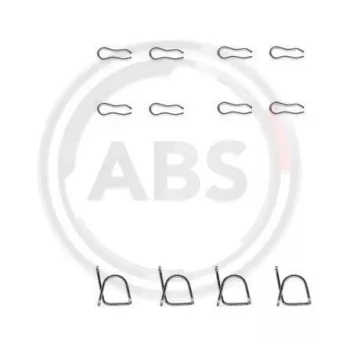 A.B.S. 0939Q - Kit d'accessoires, plaquette de frein à disque