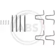 A.B.S. 0976Q - Kit d'accessoires, plaquette de frein à disque