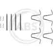 A.B.S. 1005Q - Kit d'accessoires, plaquette de frein à disque