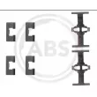 A.B.S. 1092Q - Kit d'accessoires, plaquette de frein à disque