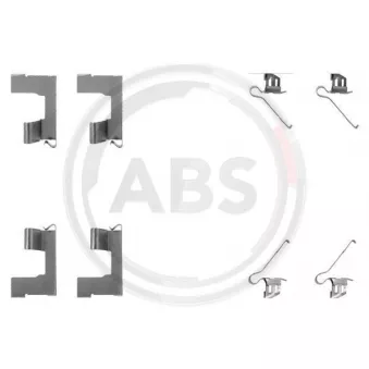 A.B.S. 1179Q - Kit d'accessoires, plaquette de frein à disque