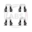 A.B.S. 1255Q - Kit d'accessoires, plaquette de frein à disque