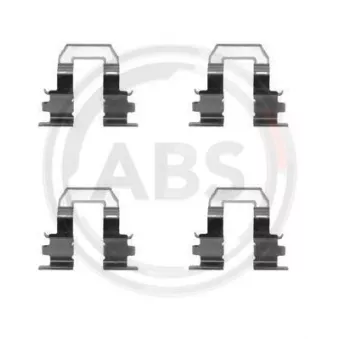 A.B.S. 1255Q - Kit d'accessoires, plaquette de frein à disque