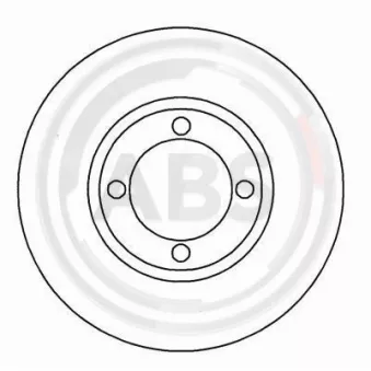 A.B.S. 15924 - Jeu de 2 disques de frein avant