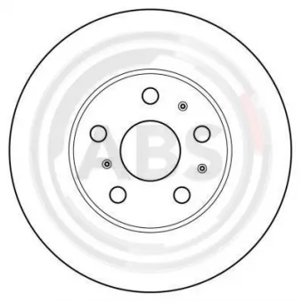 A.B.S. 16021 - Jeu de 2 disques de frein avant