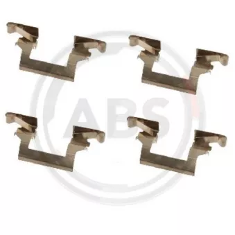 A.B.S. 1614Q - Kit d'accessoires, plaquette de frein à disque