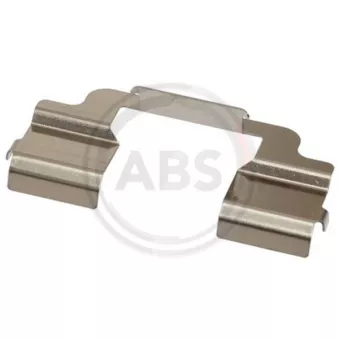 Kit d'accessoires, plaquette de frein à disque A.B.S. 1703Q pour CITROEN C6 2.2 HDi - 163cv