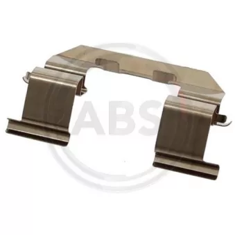 A.B.S. 1723Q - Kit d'accessoires, plaquette de frein à disque