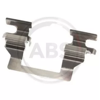 Kit d'accessoires, plaquette de frein à disque A.B.S. 1778Q pour OPEL GT 2.0 - 264cv