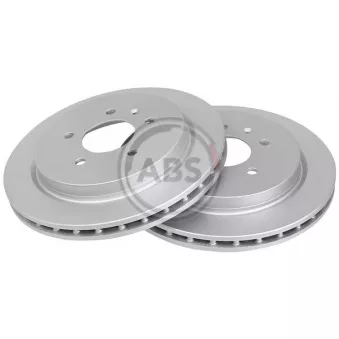 Jeu de 2 disques de frein arrière A.B.S. 18402 pour CADILLAC CTS 2.6 - 181cv