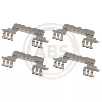 Kit d'accessoires, plaquette de frein à disque A.B.S. 1860Q pour TOYOTA CAMRY 2.4 VVT-i - 152cv