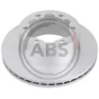 A.B.S. 18631 - Jeu de 2 disques de frein arrière