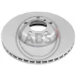 A.B.S. 18653 - Jeu de 2 disques de frein avant