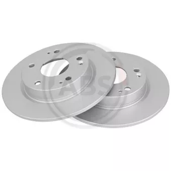 Jeu de 2 disques de frein arrière A.B.S. 18702 pour HONDA CIVIC 1.0 VTEC - 126cv