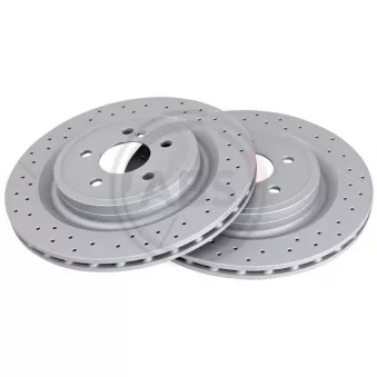 Jeu de 2 disques de frein arrière A.B.S. OEM 1724230112