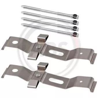 A.B.S. 1904Q - Kit d'accessoires, plaquette de frein à disque