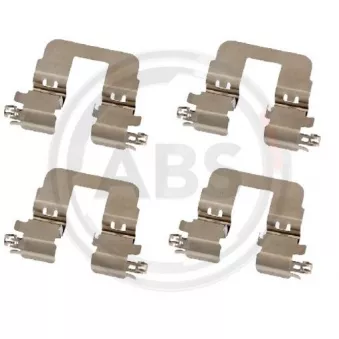 Kit d'accessoires, plaquette de frein à disque A.B.S. 2009Q