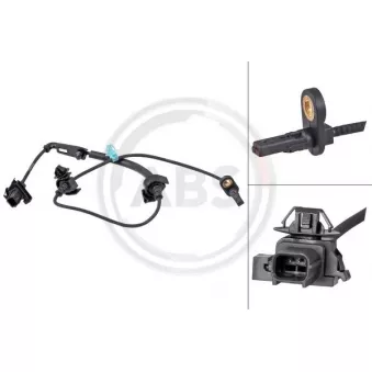 Capteur, vitesse de roue A.B.S. 31738 pour HONDA CIVIC 1.8 i-VTEC - 141cv