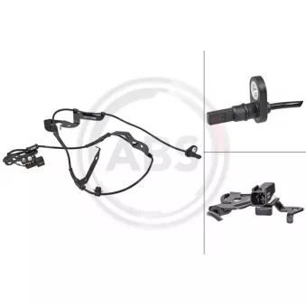 Capteur, vitesse de roue A.B.S. 31963 pour AUDI Q5 2.2 TDCi - 120cv