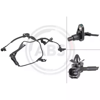 Capteur, vitesse de roue A.B.S. 32001 pour MITSUBISHI L 2.4 DI-D - 154cv