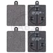 Jeu de 4 plaquettes de frein avant A.B.S. [35162]