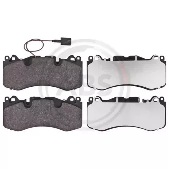 Jeu de 4 plaquettes de frein avant A.B.S. OEM 980156012