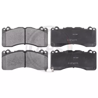 Jeu de 4 plaquettes de frein avant A.B.S. OEM GR3C2001EA