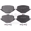 Jeu de 4 plaquettes de frein arrière A.B.S. [35279]