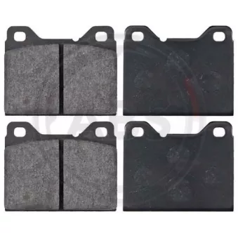 Jeu de 4 plaquettes de frein avant A.B.S. OEM 2701654