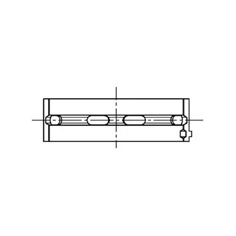 KOLBENSCHMIDT 72222600 - Coussinet de vilebrequin